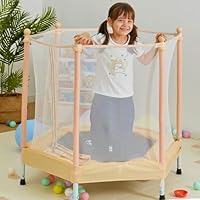 【未使用】LANGXUN 子供用トランポリン 耐荷重約50㎏ Amazon | LEJUMP 子供用トランポリン 静音設計 耐荷重50KG 室内