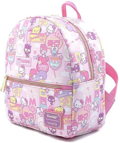 Loungefly Sanrio Hello Kitty Kawaii Convertible Double Strap Shoulder Bag Handbag Purse2