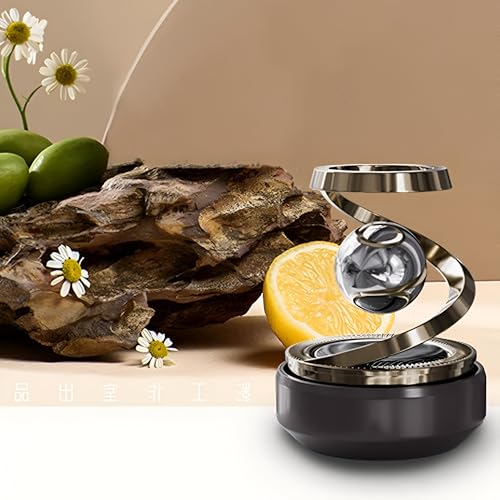 Solar-Powered Car Air Freshener – Rotating Aromatherapy Diffuser - Image 5