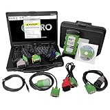 Professional Diagnostic Tool Heavy Truck Scanner 2025 V1 Software with DLA+2.0 Software for Diesel Heavy Duty Trucks, Fleet Maintenance Must with Laptop CF53