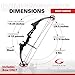 Genesis Archery Mini Compound Bow, Youth Bow with Adjustable Riser, 14