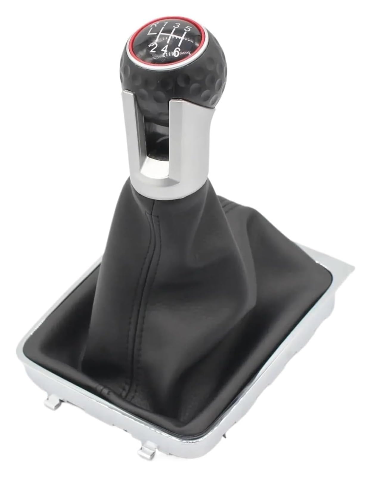 FNCVTM Car Gear Knob for VW for Golf 7 A7 MK7 GTI GTD Leather Gear Shift Knob 5 6 Speed Level Car Boot LHD Customizable Pattern