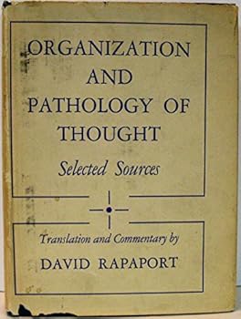 Hardcover Organization and Pathology of Thought: Selected Sources Book