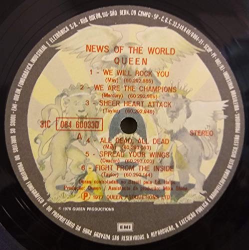 News Of The World, LP Vinil, 1977