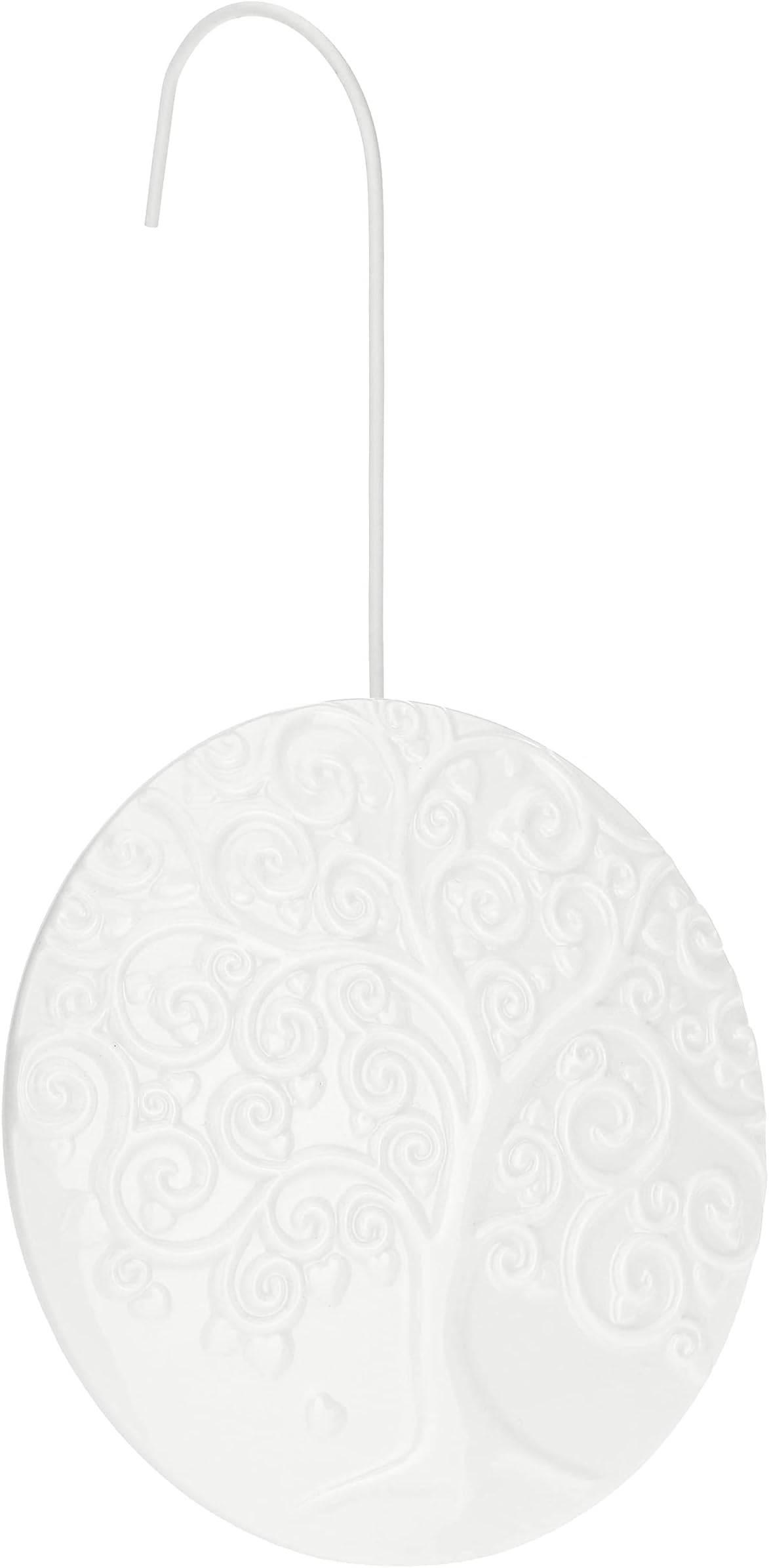 LA PORCELLANA BIANCA Leopoldina Eden Porcelain Humidifier for Living Room, White, 5L, Manual, Radiator Hook