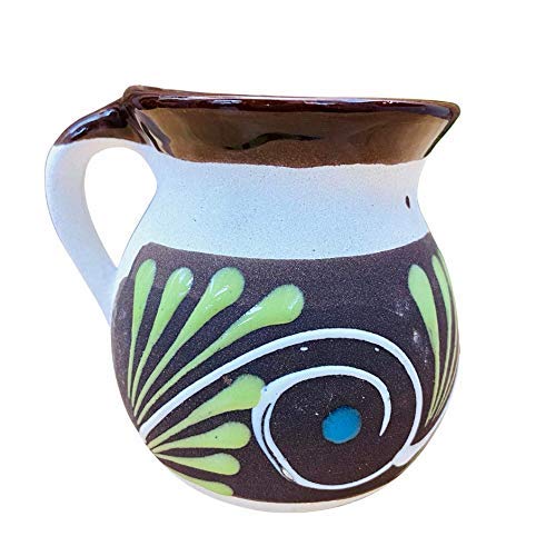 Juego de 4 Tazas de Barro Mexicanas Decoradas miniatura 6