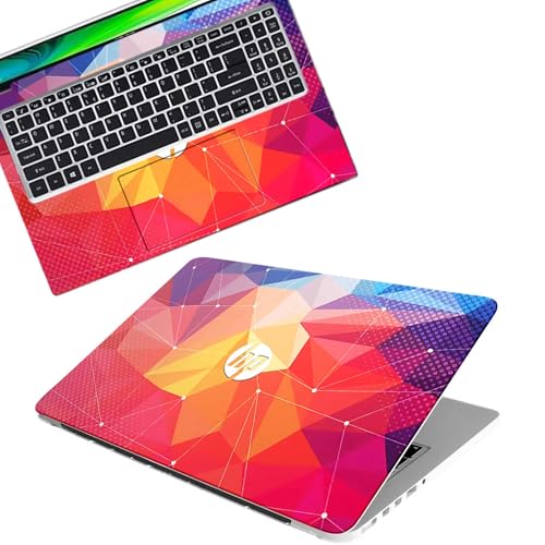 Image of DSGN 131 Full Body Laptop Skin Bubble-Free| Laminated| Removable| HD Quality Sticker for Laptops Upto 15.6 Inches Compatible with Hp