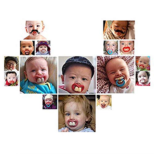 Funny Pacifiers for Babies, Newborn Pacifier 0-3 Months, Infants Pcifiers for 0-6 Months, Toddlers Mustache Pacifier, Baby Gift Pacifiers for Boys and Girls - Image 4