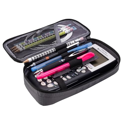 Image of Case it Printed Pencil Case | 6-Pack | 5 Colors | PLP-02-P Assorted