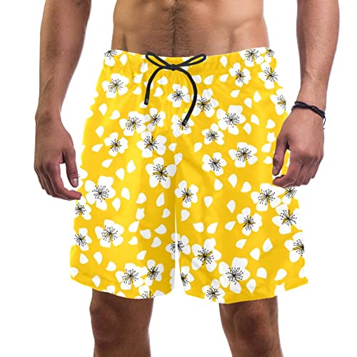 Short de plage homme floral HadHfun séchage rapide pour la mer