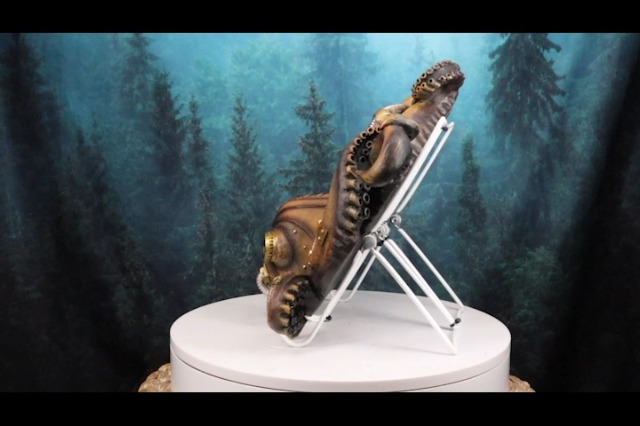 Ciondolo Collana Polipo PIRATI DEI CARAIBI Piovra Bronzo Antico - G... | Su - Foto 7