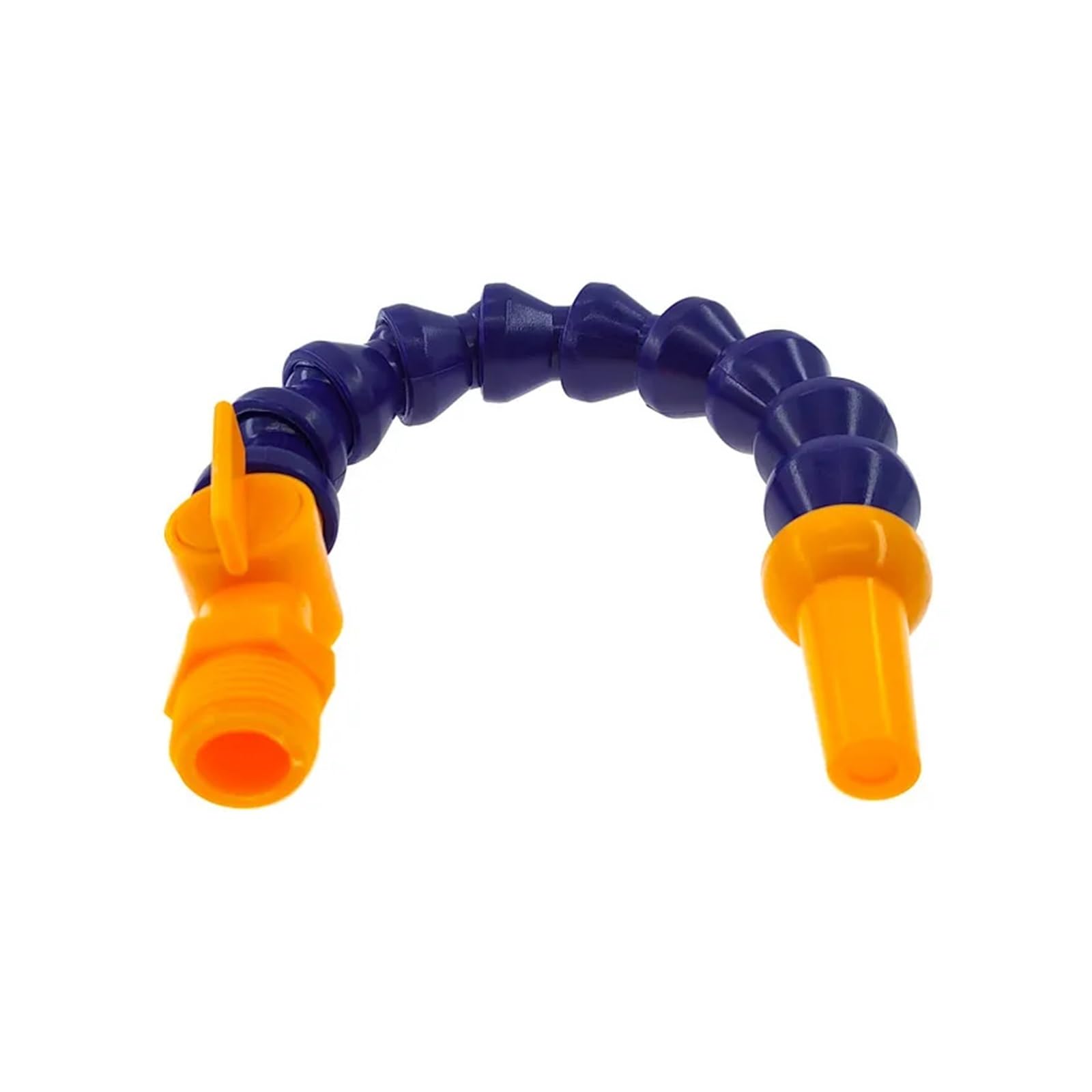 Tuyau flexible de liquide de refroidissement, 1/4 3/8 1/2 500 mm Buse ronde, tuyau de refroidissement d'eau d'huile en plastique flexible avec buse plate pour tuyau de refroidissement de fraiseuse CNC