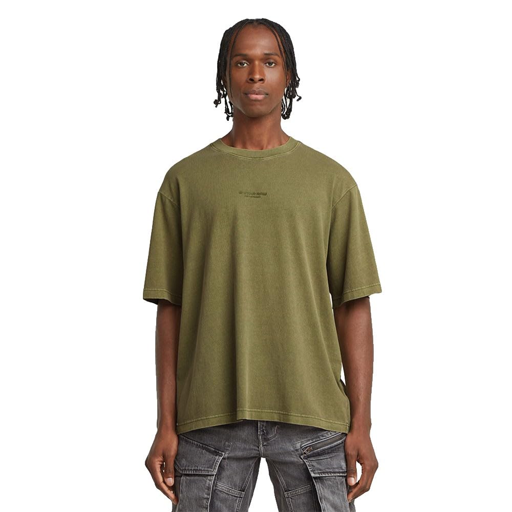 G-STAR Men's Center Chest Boxy T-Shirt, Green (Mayfly Gd D24780-c756-h031), XXL
