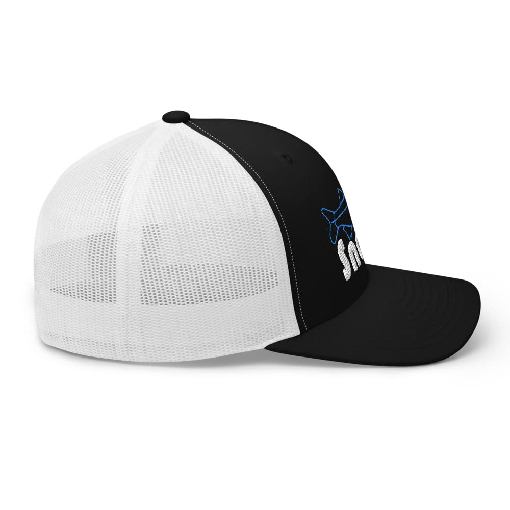Snook Fishing Trucker Cap haftowana słonowodna ryba gatunki mieszkania Fisher Florida Keys czapka z daszkiem