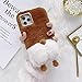 Produktbild Fluffy Hülle Kompatibel mit Samsung A32,Niedlich Weich TPU with 3D Corgi,Plush Furry Pelzig Flauschige Warm Silicone Bumper Cover für Samsung A32- Browm