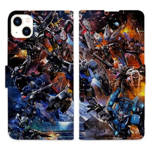 ガンダム スマホケース iphone 16 pro max 手帳型 全機種対応 携帯ケース 機動戦士ガンダム ケース 指紋防止 可愛い 手帳型ケース