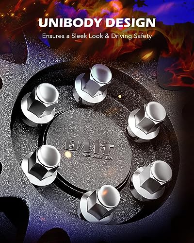 Image of Orion Motor Tech M14x1.5 Lug Nuts, 13 /16 Inch Hex Cone Seat Wheel Lug Nuts Compatible with Ford F150 Expedition Lincoln Navigator 2015-2020, Set of 24, Chrome