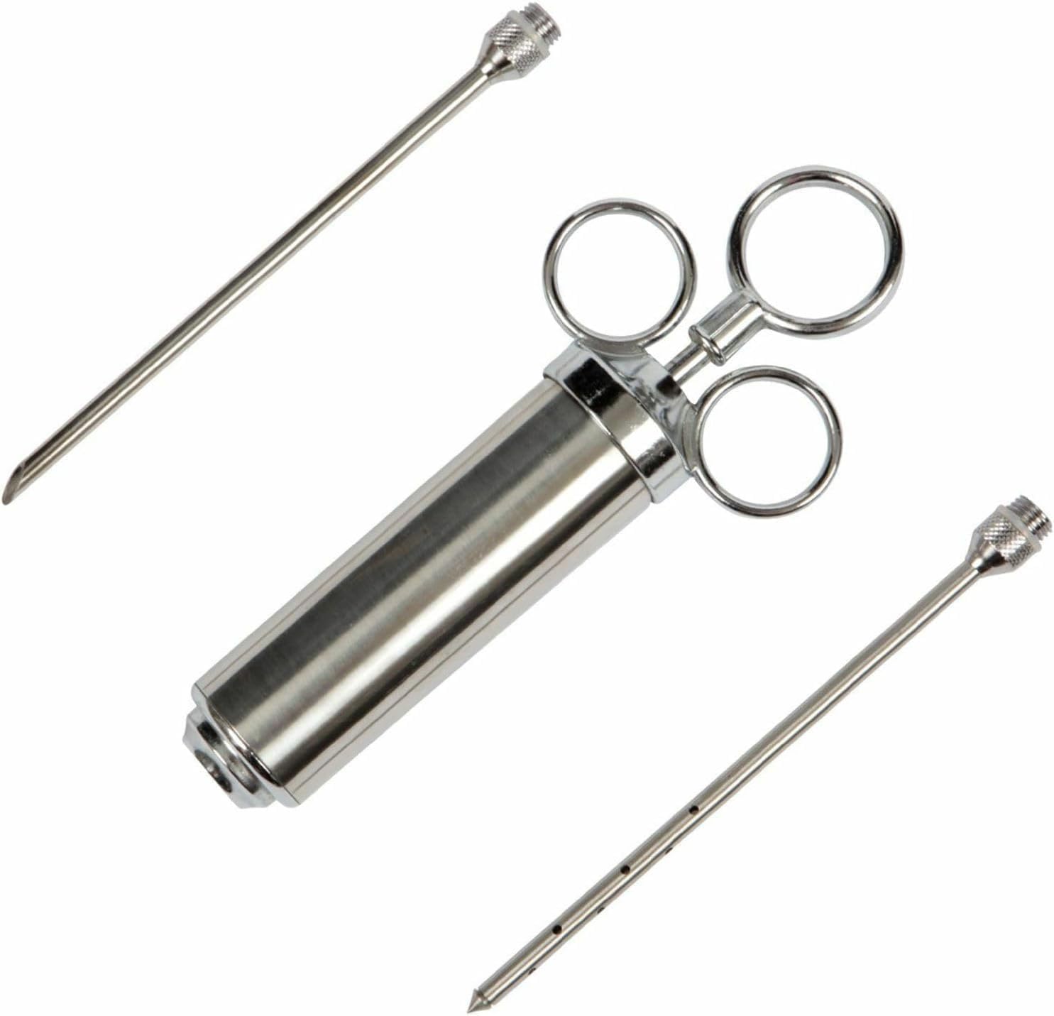 APURAK Stainless Steel Meat Injector Kit – Strong Marinade Syringe with Replaceable Needles for BBQ, Chicken, Turkey & Deep Flavor Injection Cooking Tool-image-14