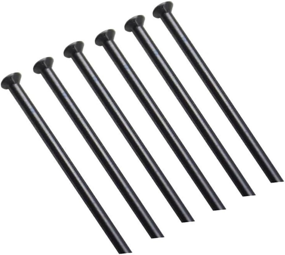 Bike Spokes 15 Gauge Diameter 1.8mm Straight Pull 304 Stainless Steel Road Cycling Wheel Parts MTB Spokes & Caps Bicycle Spokes(Length 270mm)