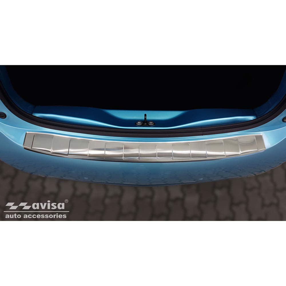 Avisa Protezione paraurti Posteriore in Acciaio Inox Compatibile con Renault Zoe II 2019- 'Ribs