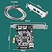 LinksTek 4-Ports PCIE 1394A Firewire 400 Card for Windows OS and MAC OS PCs, TI TSB43AB23, 3X 6Pin and 1X 4Pin 1394A Interface, with 4Pin to 6Pin 1394A Cables and Low Profile Bracket (PCIE-TSB43AB23)