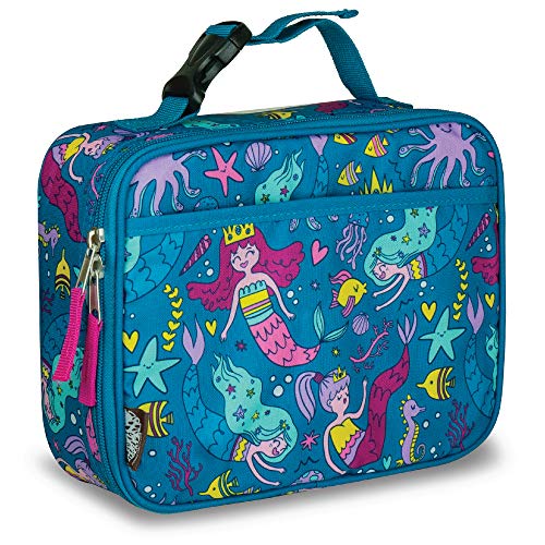 LONECONE Kids' Insulated Lunch Box - Cute Patterns for Boys and Girls, Fish