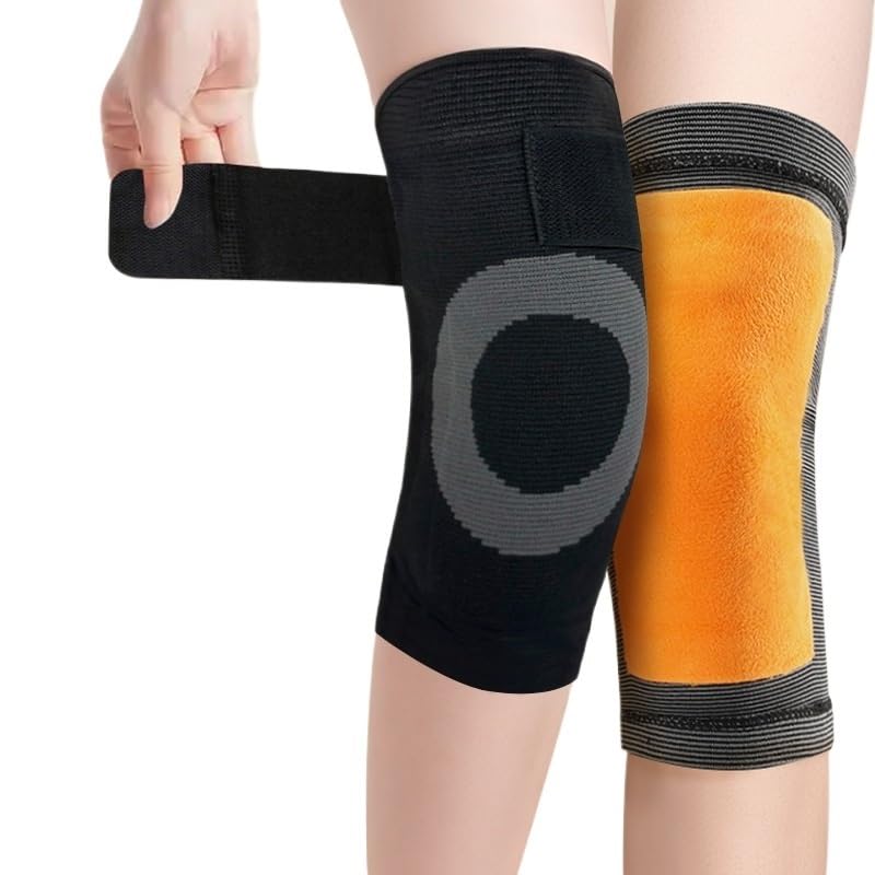Winter Warm Thick Fleece Lined Sheepskin Knee Pads