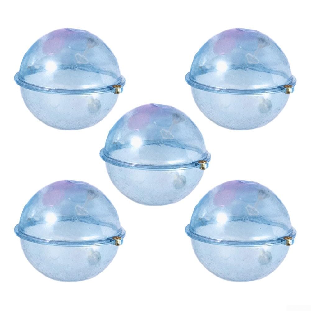 Juego de flotador de pesca con burbujas huecas para pesca de carpa, mar, río, señuelo de peso ajustable para aparejos de cebo de pan de mosca (47 mm)