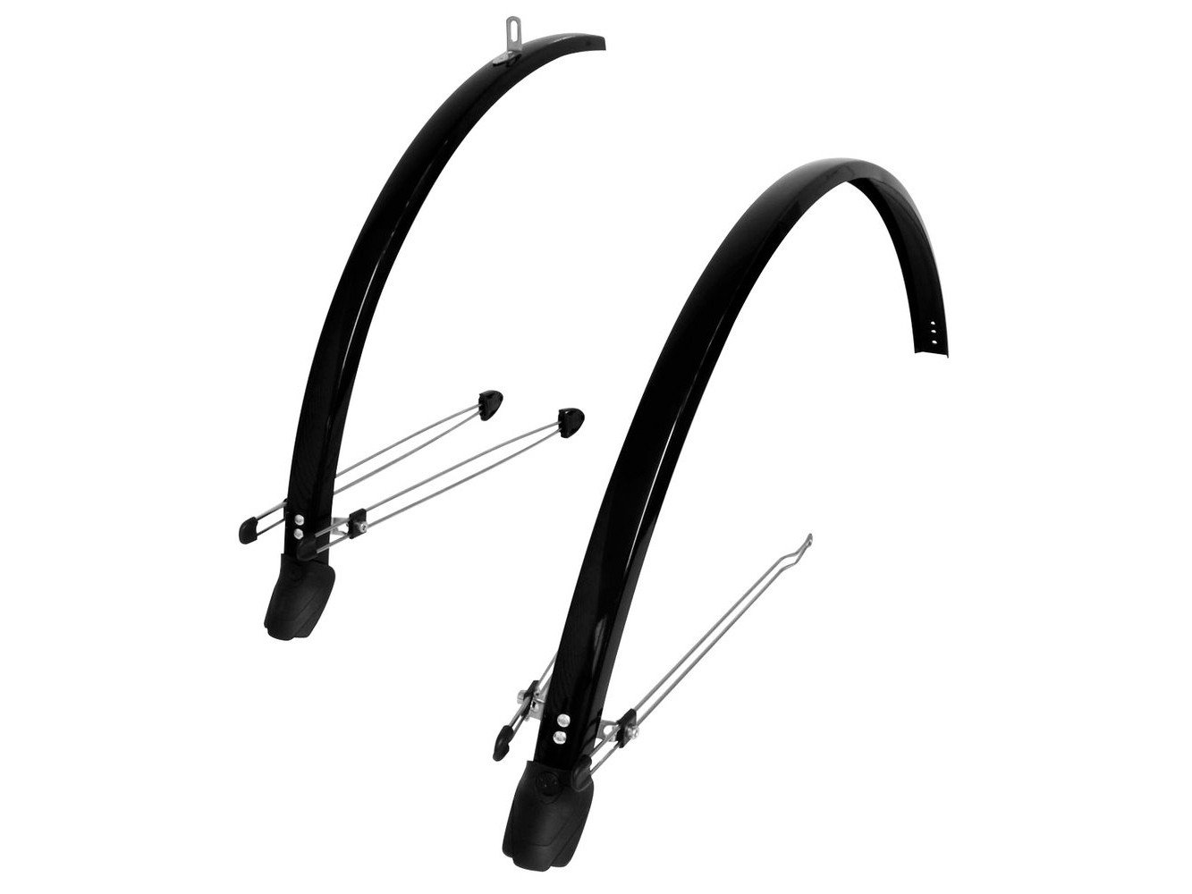Budget Commuter Full Mudguards, Hybrid 28-40mm, Black