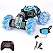 ZXCVBNAS RC Car/Boat Toys Telecomando Automobili Auto Piscina Acqua Giocattolo Giocattolo Dono Fuori-Road Rock Crawler 2.4GHz Stunt Impermeabile Veicoli televisivi Radio Voli di Natale,Blu