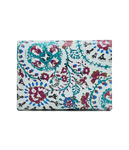 Image of HOBO Women's Robin Compact Wallet Batik Blooms, One Size