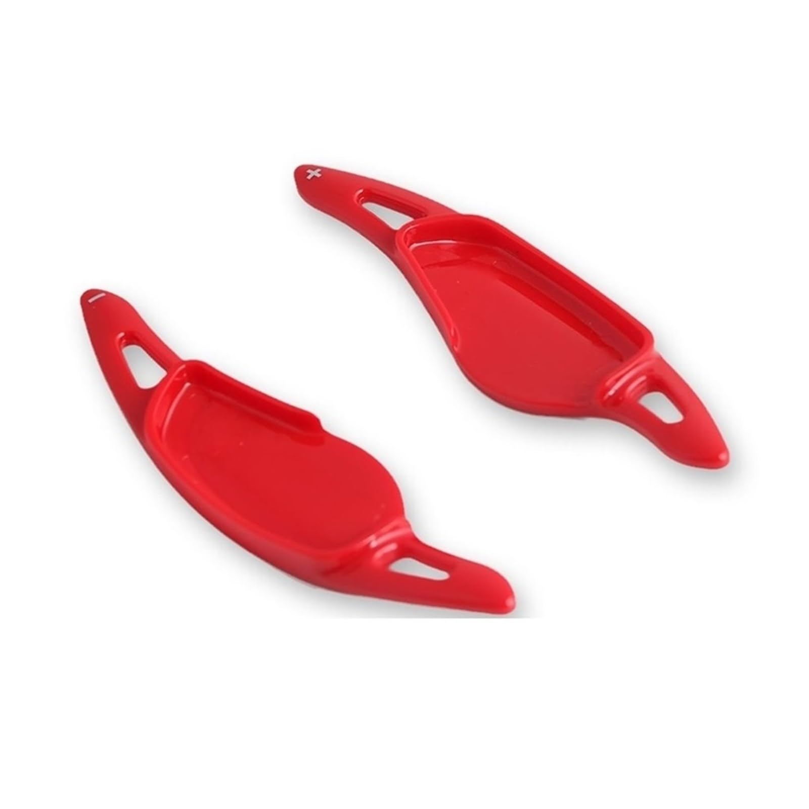 ONETREND Central Panel Interior for BMW G10 G01 G02 2018-2023 G05 G06 G07 2019-2023 G29 2020-2023 2pcs Car Steering Wheel Shift Paddle Shifter Extended Central Dashboard Trim (Color : Red)