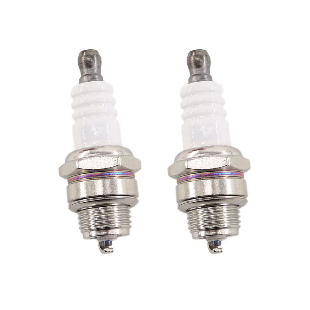 MCHNIC 2pc Spark Plug For Hyundai HYMT5200X HYPT5200X HYPS5200X HYBC5200X HYWP4300X HYMT5200X-1 5 in 1 GEN 2 52cc Strimmer