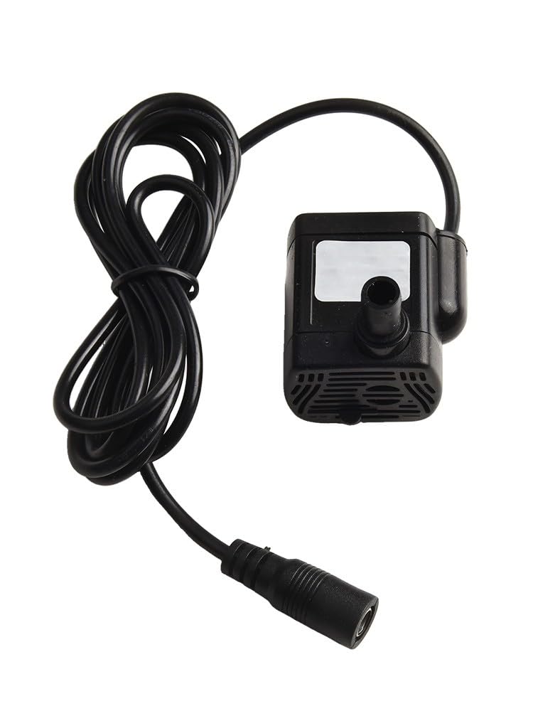 12V DC for MINI Submersible Pump 200L/h 1.5 M Head Low Power Consumption for Aquarium Fountain Pond Circulation Solar Camping Shower Bilge Transfer