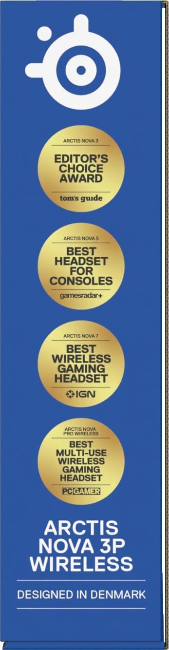 SteelSeries Arctis Nova 3P Wireless Auriculares Gaming multiplataforma – App – Batería 40h – Controladores magnéticos de neodimio – 2,4 GHz/Bluetooth – Micro extraíble – PS5, PS4, PC, Switch -Blanco 17