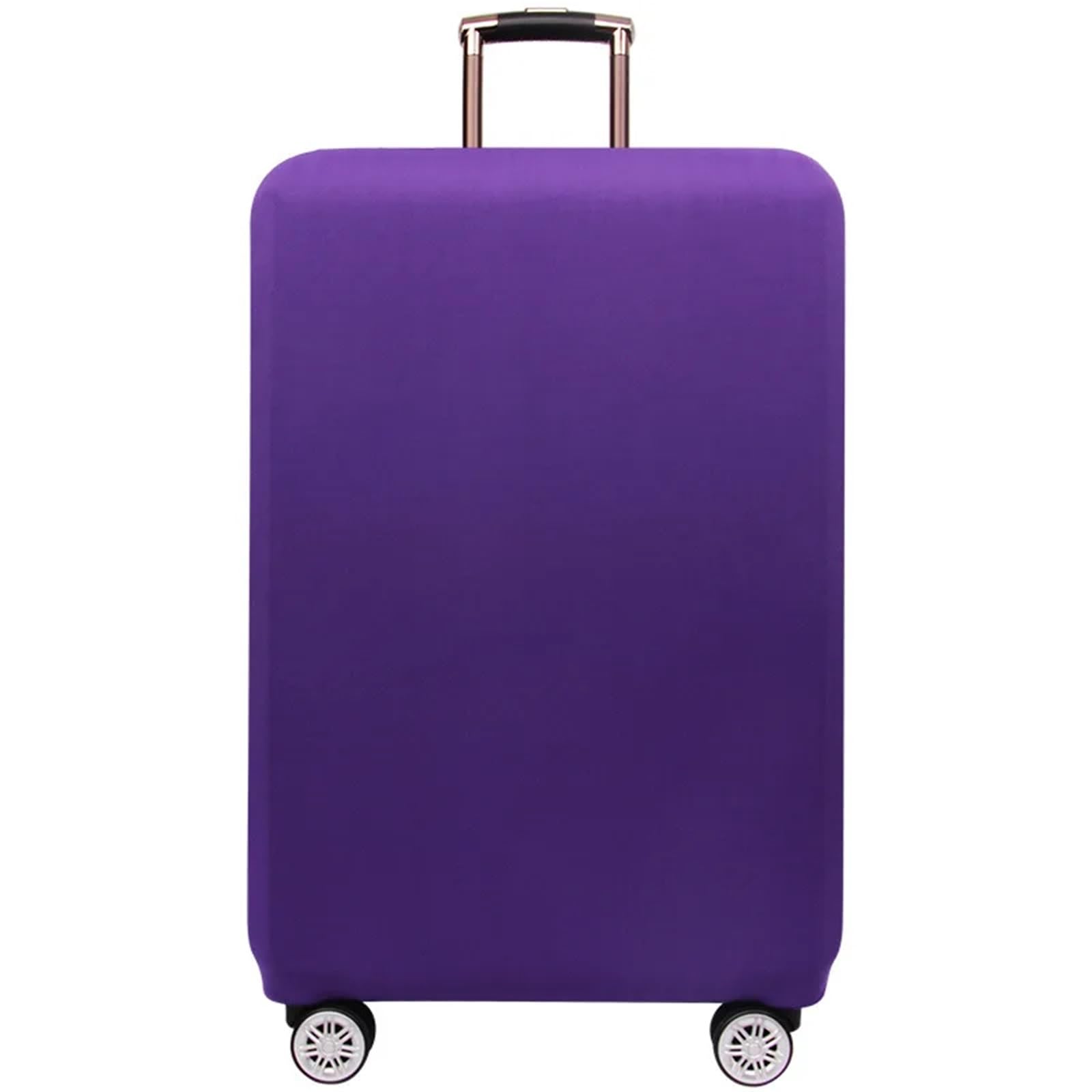 2pcs di Spessore Elastico Solido Bagagli Copertura Protettiva Vestito Con Cerniera for 18-32 pollici Borsa Valigia Coperture Trolley per Esterno(Purple,S 18-21 inch)