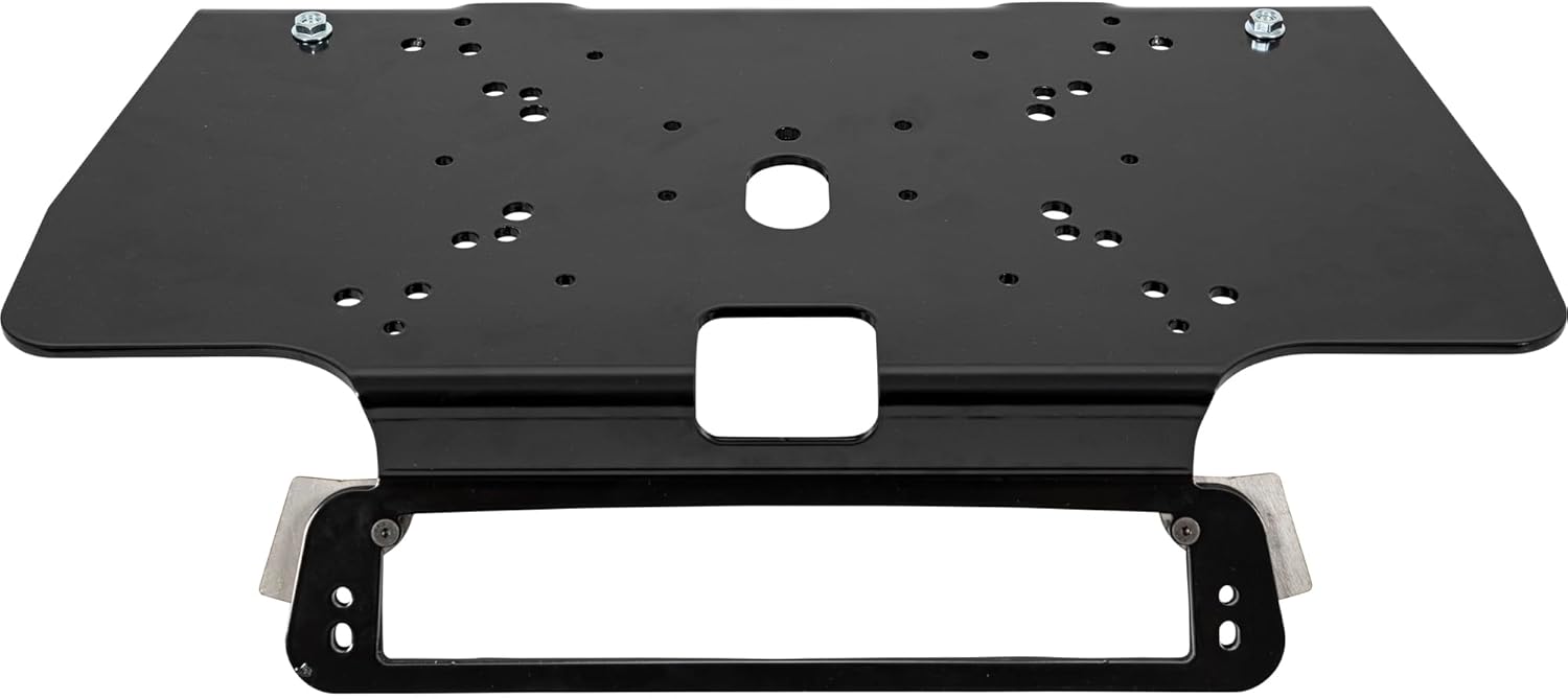 Buyers Products 8895556 Fleet Series Drill-Free Light Bar Cab Mount for RAM® 1500 Classic, 2500-5500 (2019+), Made in USA, Aluminum No-Drill Mounting Bracket, Aerodynamic, 30 lb Capacity