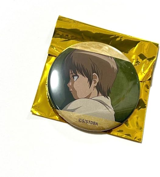 銀魂 ナンジャタウン 景品 缶バッジ 沖田総悟 最安！！銀魂 ナムコナンジャタウン 沖田総悟 定春 缶バッジ
