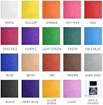 ARTME Ensemble de peinture en cuir acrylique, 20 Couleurs x 30ml Kit de teinture en cuir acrylique parfait pour les chaussures, les sneakers, les vestes, le canapé et le siège auto