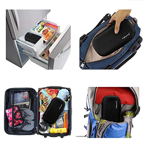 Image of YOUSHARES Insulin Cooler Travel Case - Handy Medication Insulated Diabetic Carrying Cooling Bag for Insulin Pen, Glucose Meter and Diabetic Supplies with 3 Cooler Ice Pack