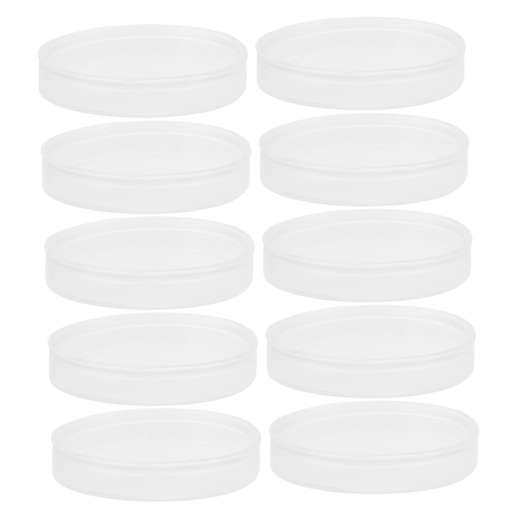 HOMSFOU Convenient Gluing 20pcs Small Plastic Gluing Plates for Glue Dispenser Trays