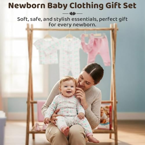 Image of StarAndDaisy New Born Baby Clothes 0-3 Months /Soft Pure Cotton Baby Clothes Set 0-3 Months /Perfect Newborn Baby Gift Set for Boys & Girls - Set of 12