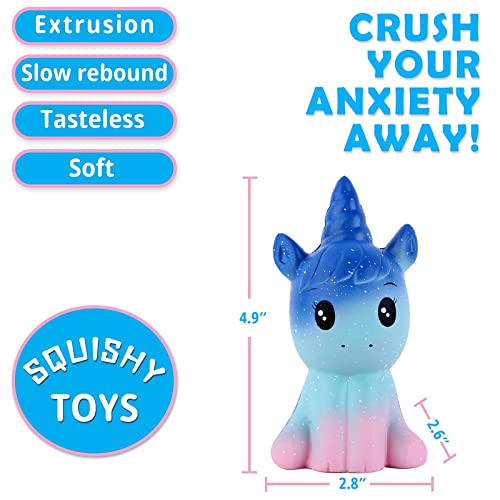 ANBOOR Einhorn Squishies im 2er-Set aus Slow-Rising-PU-Schaum – Bild 2