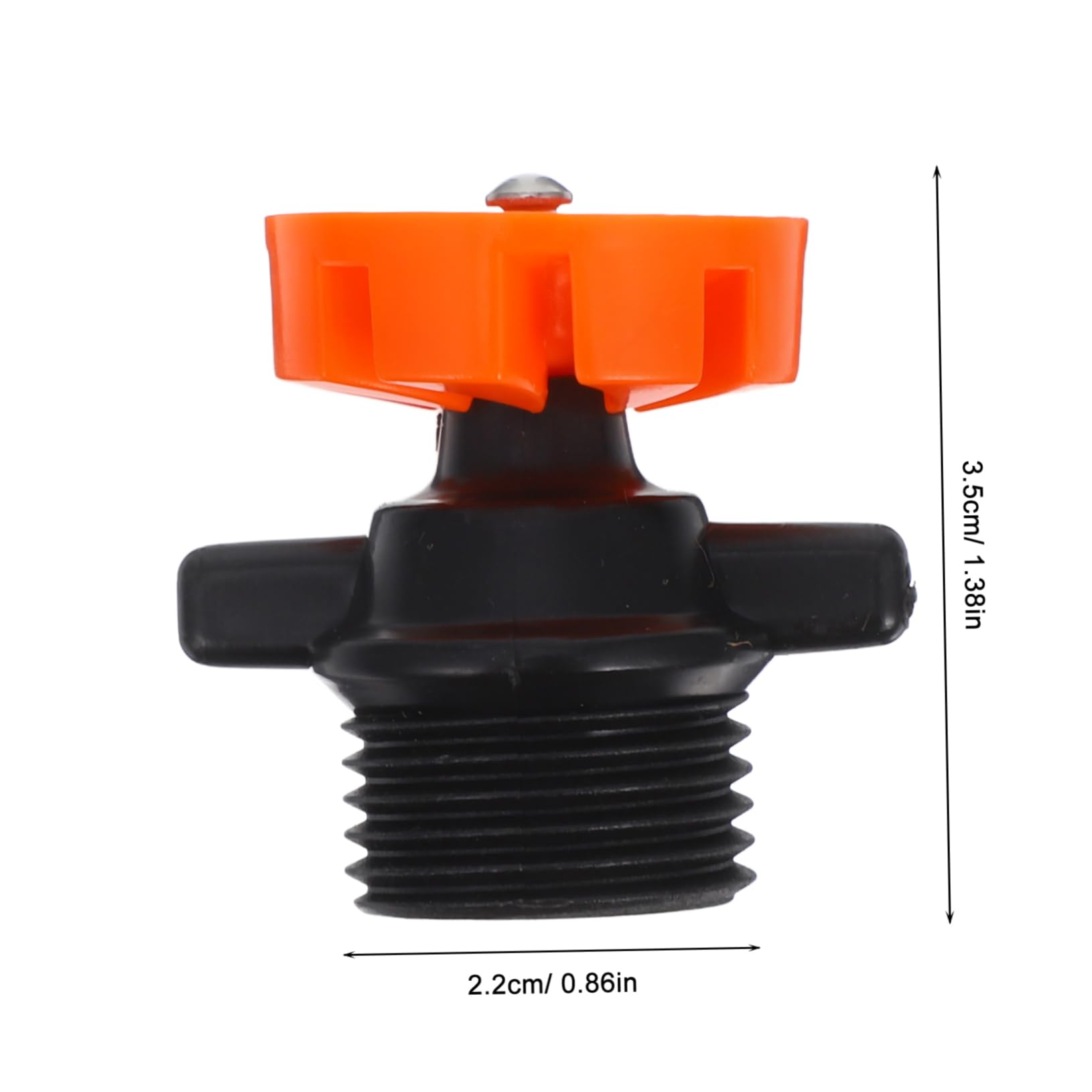 Abaodam 10pcs Automatic Rotating Sprinkler Heads 360 Degree Garden Irrigation Nozzles Micro Sprinkler Nozzles for Lawn and Bonsai Watering