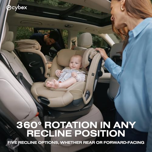Image of Callisto G 360 Rotating All-in-One Convertible Car Seat - Moon Black