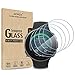(Pack of 4) Tempered Glass Screen Protector for Polar Vantage V, Akwox [0.3mm 2.5D High Definition 9H] Premium Clear Screen Protector for Polar Vantage V