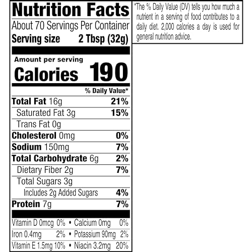 Image of SKIPPY Creamy Peanut Butter Spread, Shelf-Stable, 40 oz Jar of SKIPPY Peanut Butter (2 Pack)