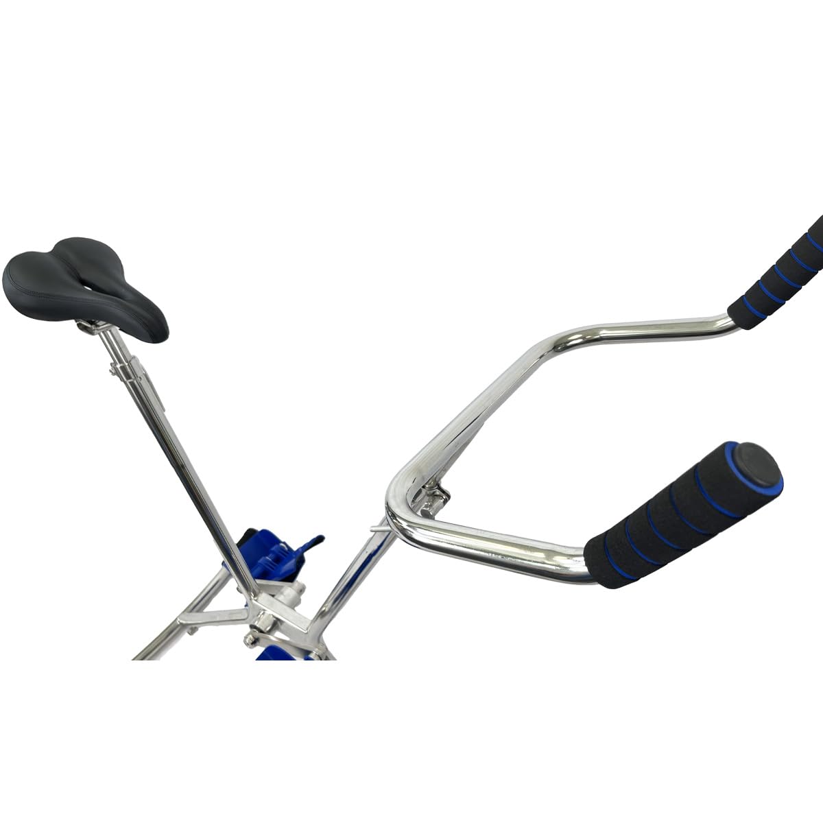 WaterClip - AquaBike Acier Inoxydable - Vélo de Piscine léger - Hauteur réglable - Prof 1m10 à 1m20