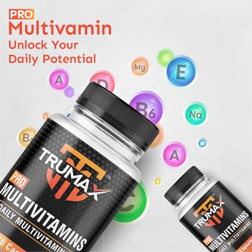 Image of Pro Multivitamins Capsules 60 Counts with Essential Minerals, Zinc & Vitamins for Stamina & Immunity Daily Supplement for Men & Women