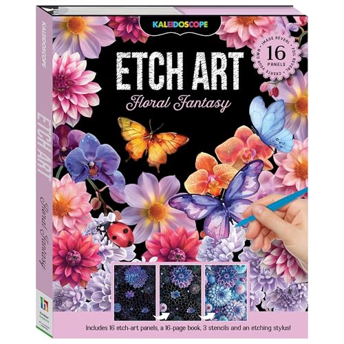 Kaleidoscope Etch Art Floral Fantasy